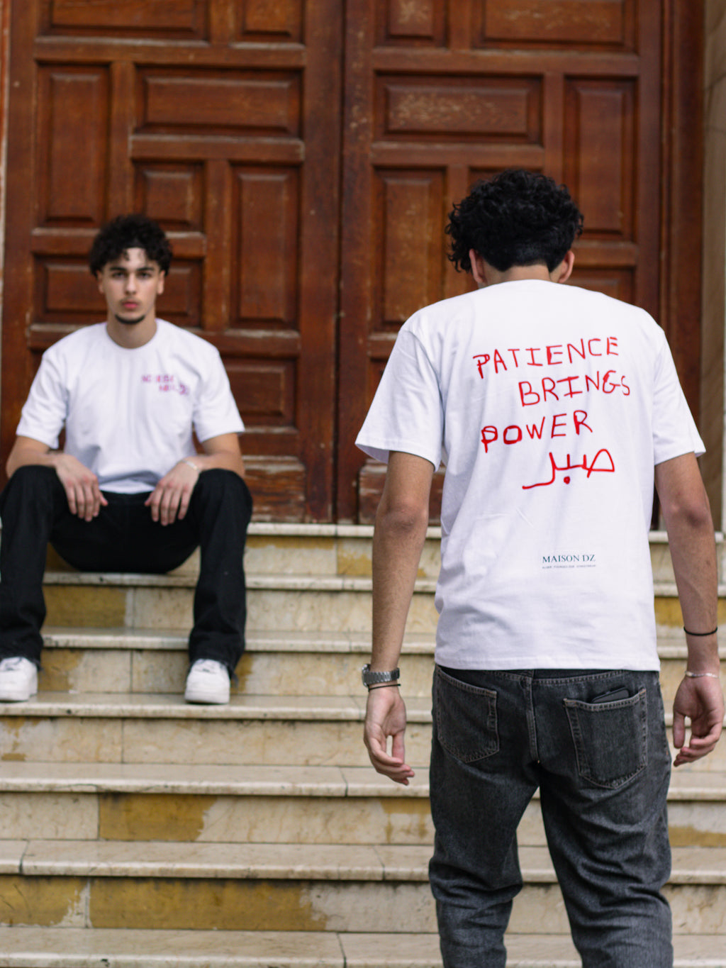 Tee-shirt Patience brings power Sabr